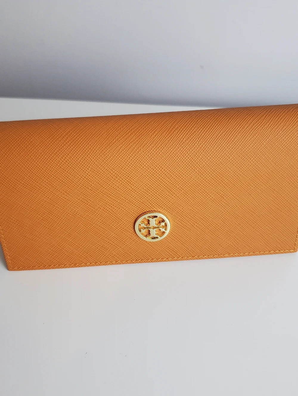 Tory Burch orange sunglasses case